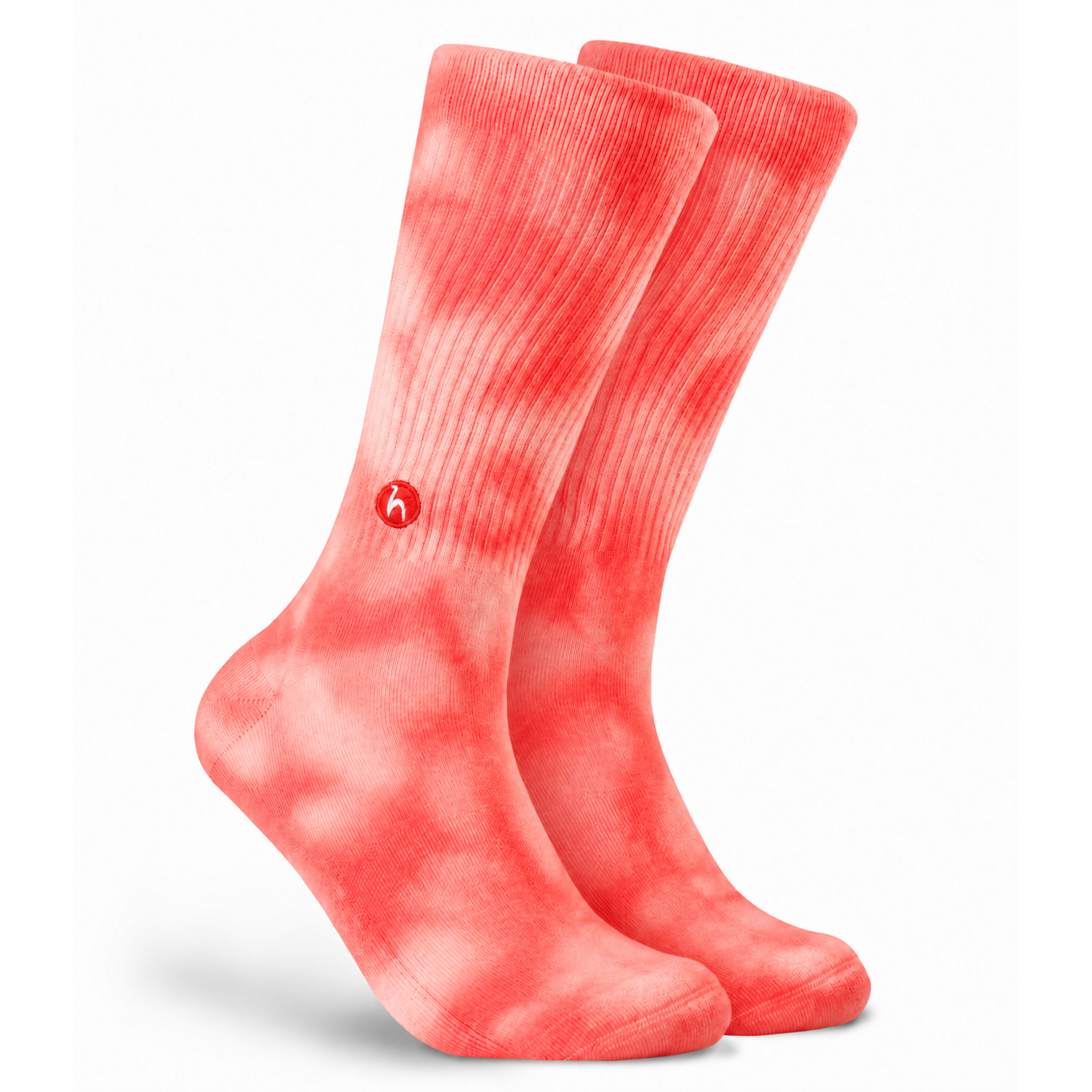 Tie Dye Socks Red