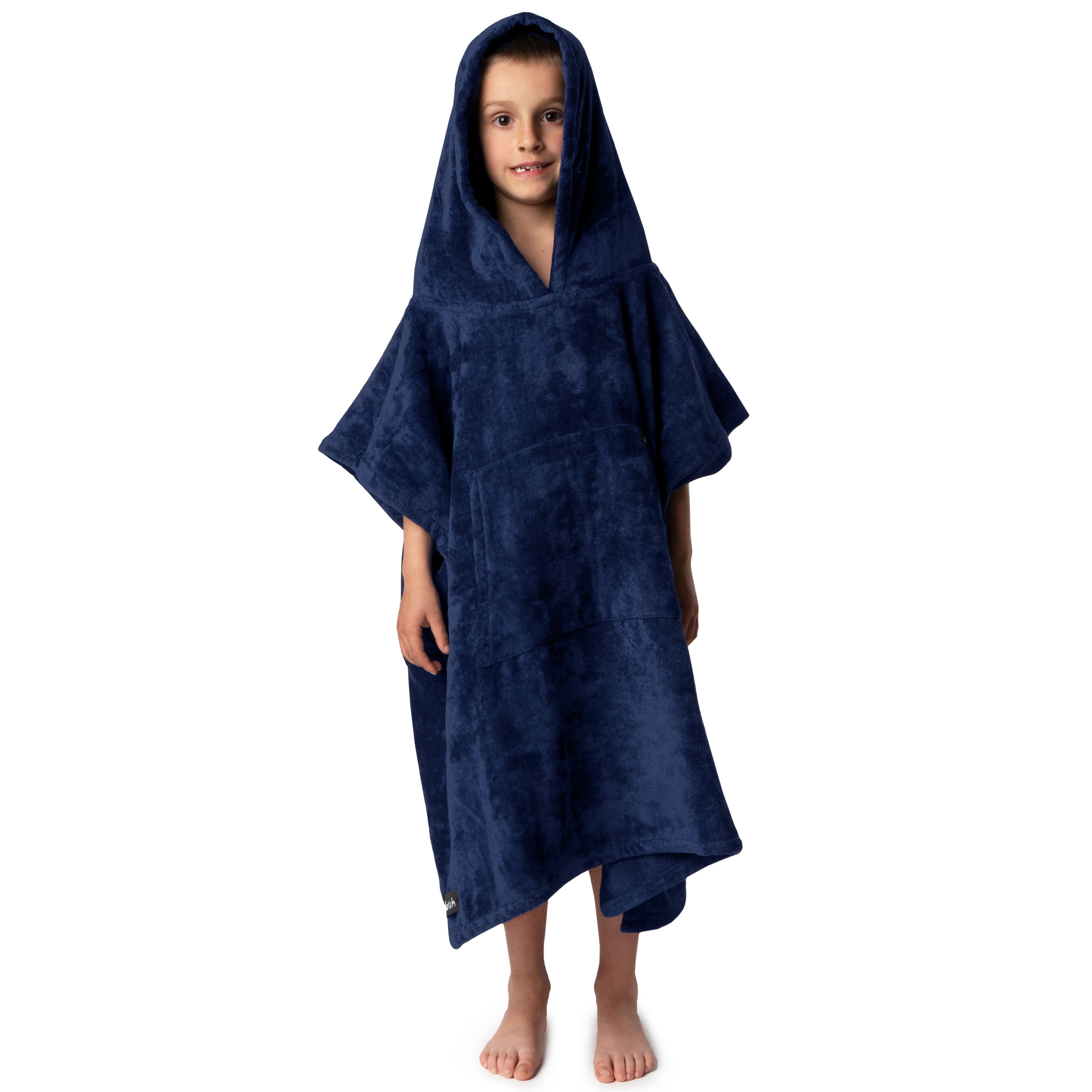 Ericeira Blue Terry Kids Poncho