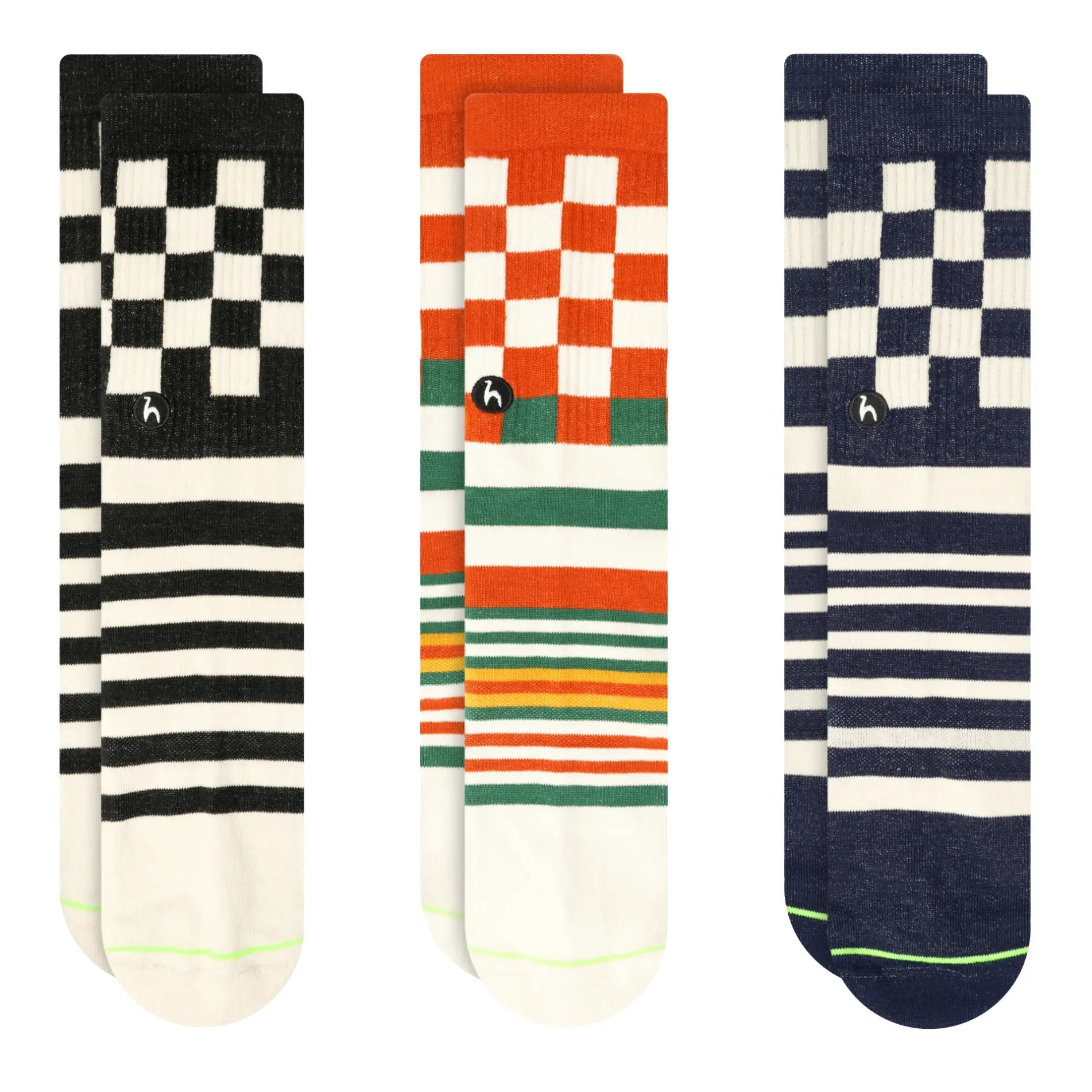 3 Pack Chess Socks