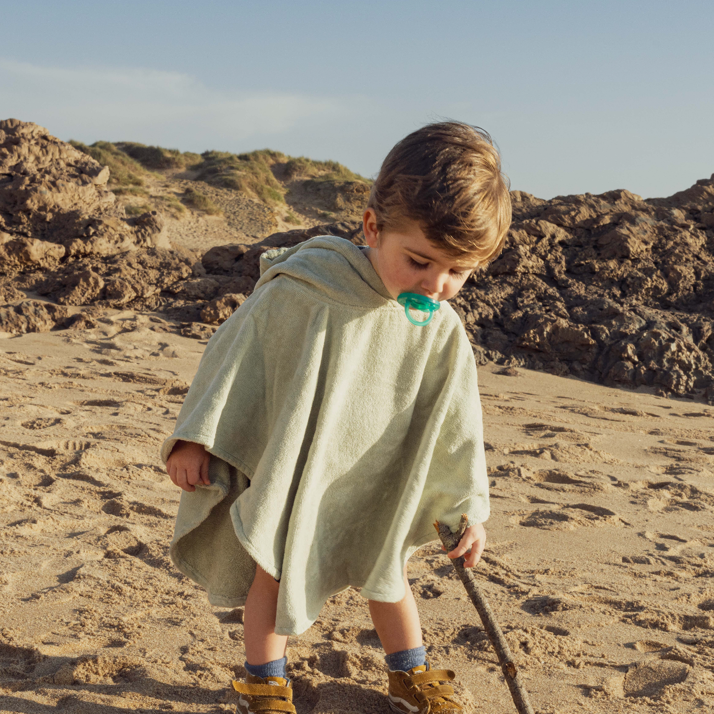 Ericeira Terry Baby Poncho