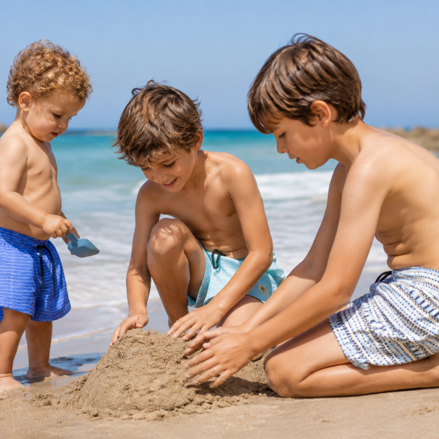 Berlenga Blue Kids Swimshorts