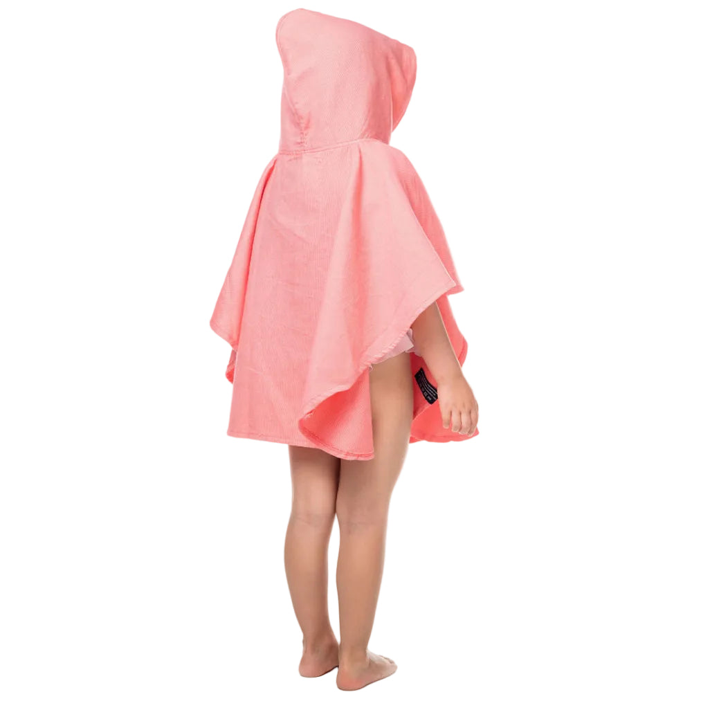 Ericeira Light Coral Baby Poncho
