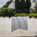 Nazaré Marine Blue Beach Towel