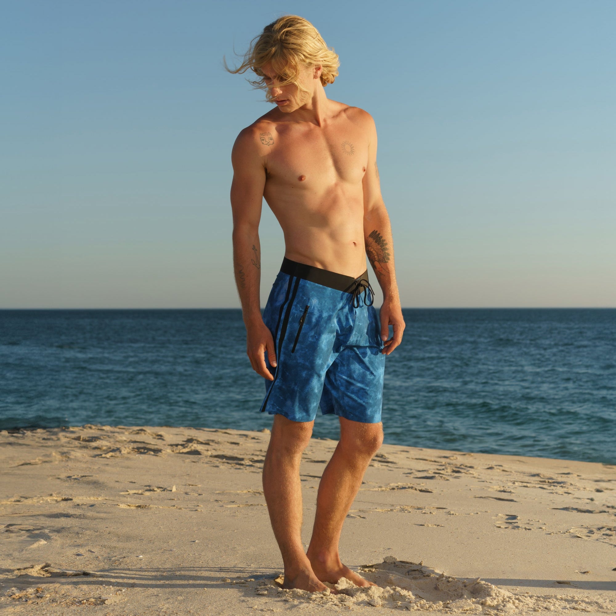 Tie dye Ocean Blue Boardshorts