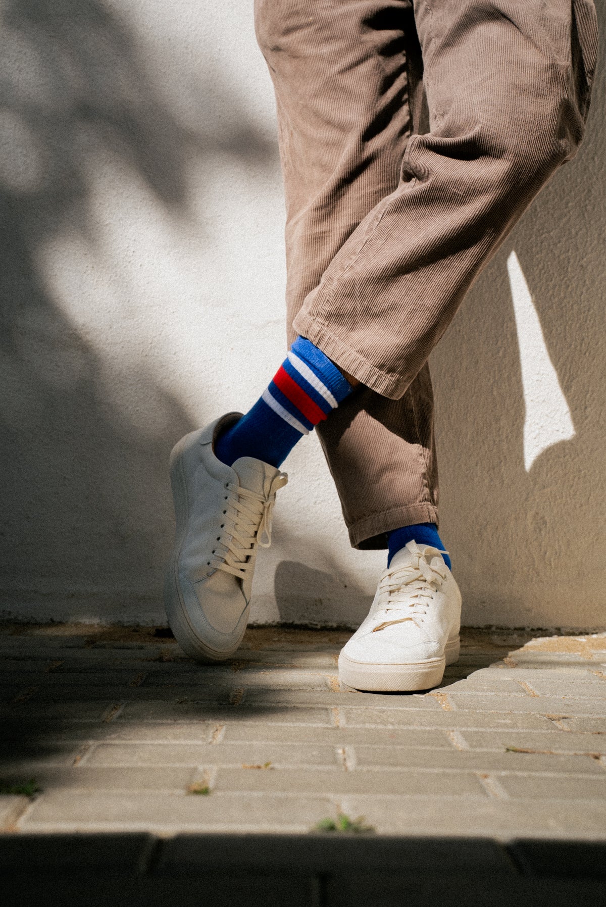 Striped Blue Socks