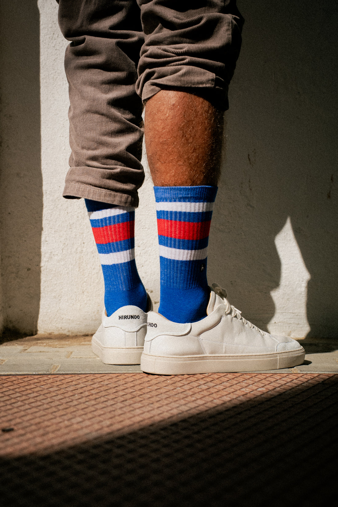 Striped Blue Socks
