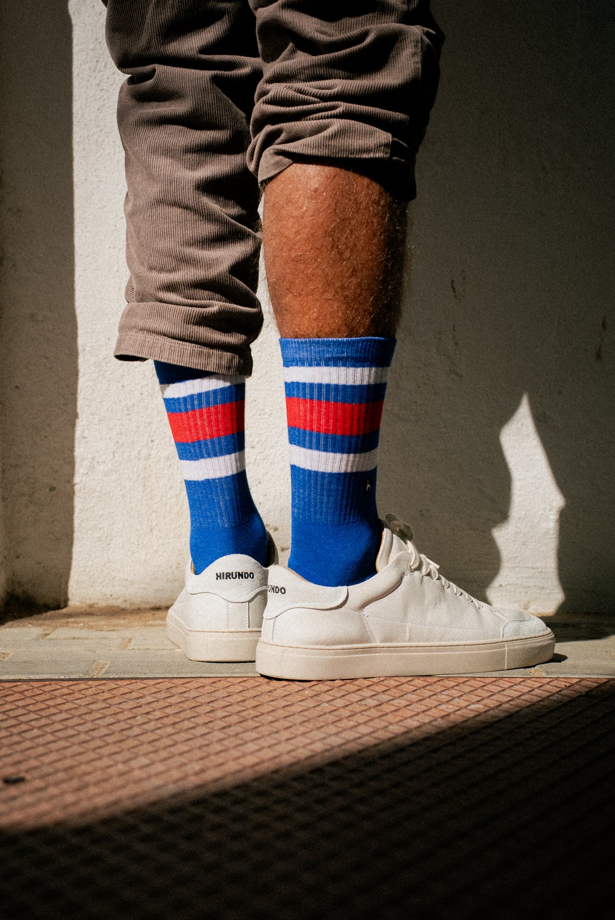 Striped Blue Socks