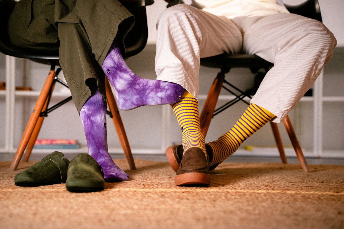 Berlenga Yellow/Purple Socks