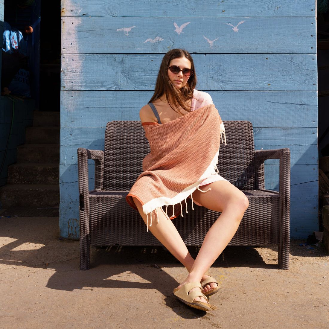 Canyon Brown Beach Towel