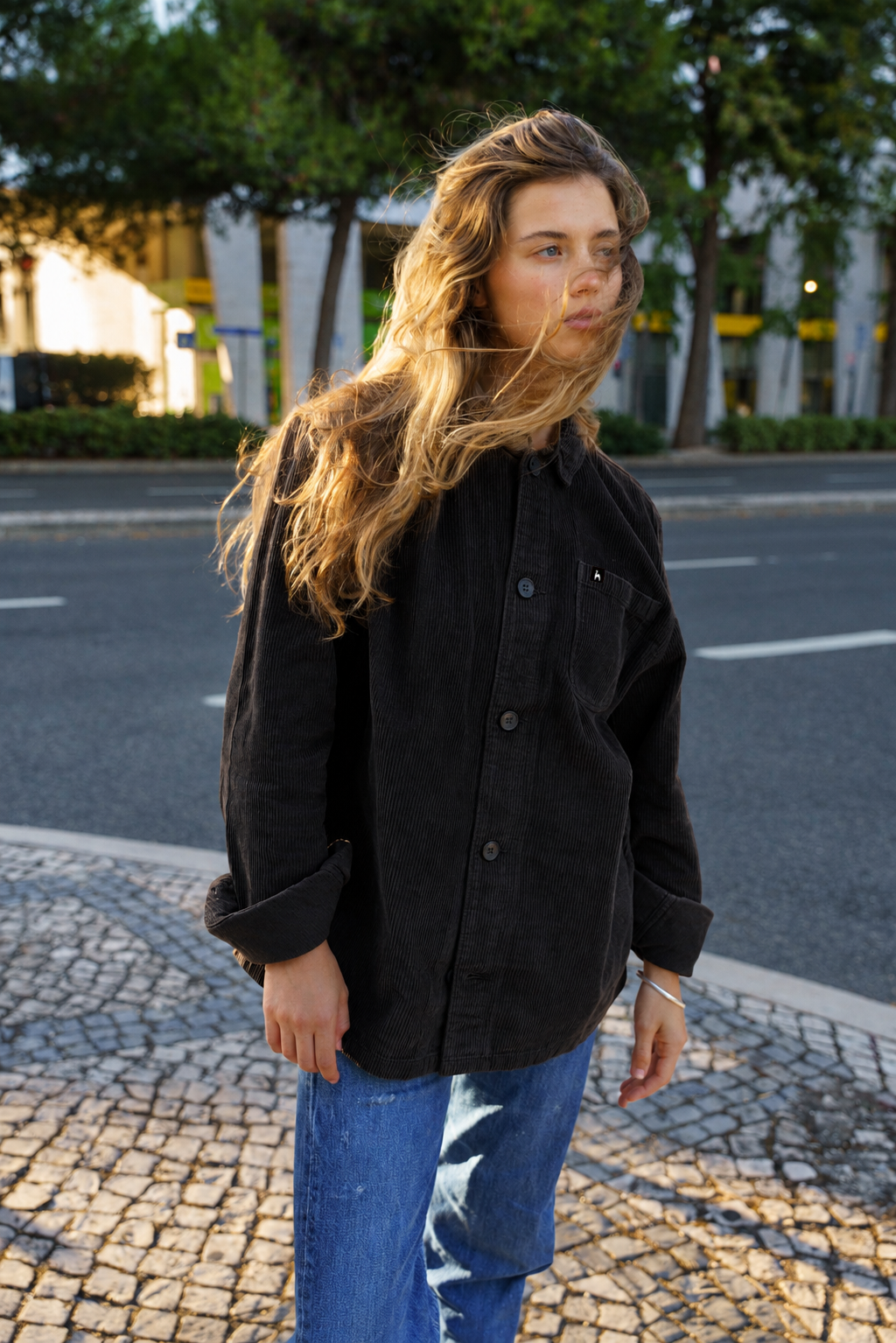Corduroy Jacket Black