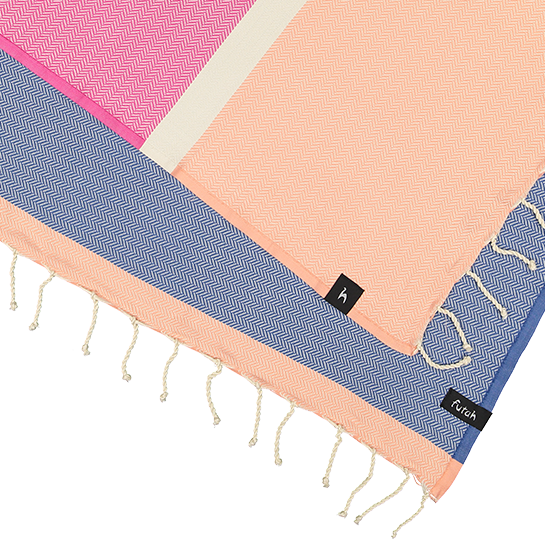 Canyon Fuchsia Beach Towel