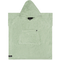 Ericeira Sea Green Terry Kids Poncho